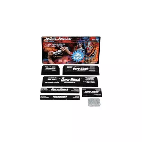 Durablock 7 Piece Hook & Loop Sanding Block Kit AF44HL