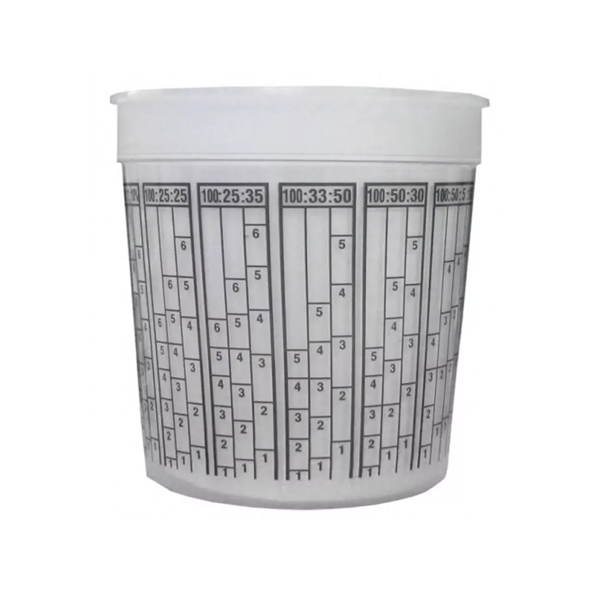 E-Z MIX 16 Oz. Plastic Mix Containers 70016– CS/100