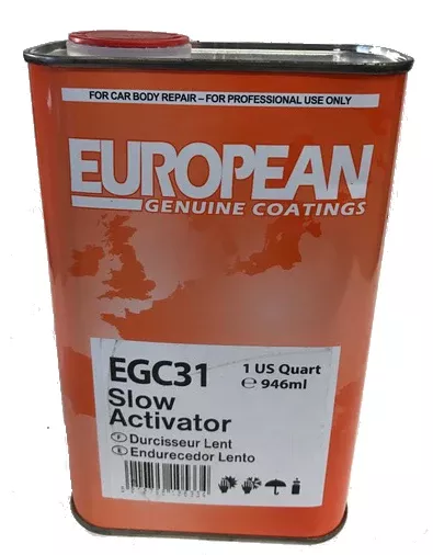 European Genuine Coatings Hardener, Slow/Medium/Fast, EGC31, EGC32, EGC33