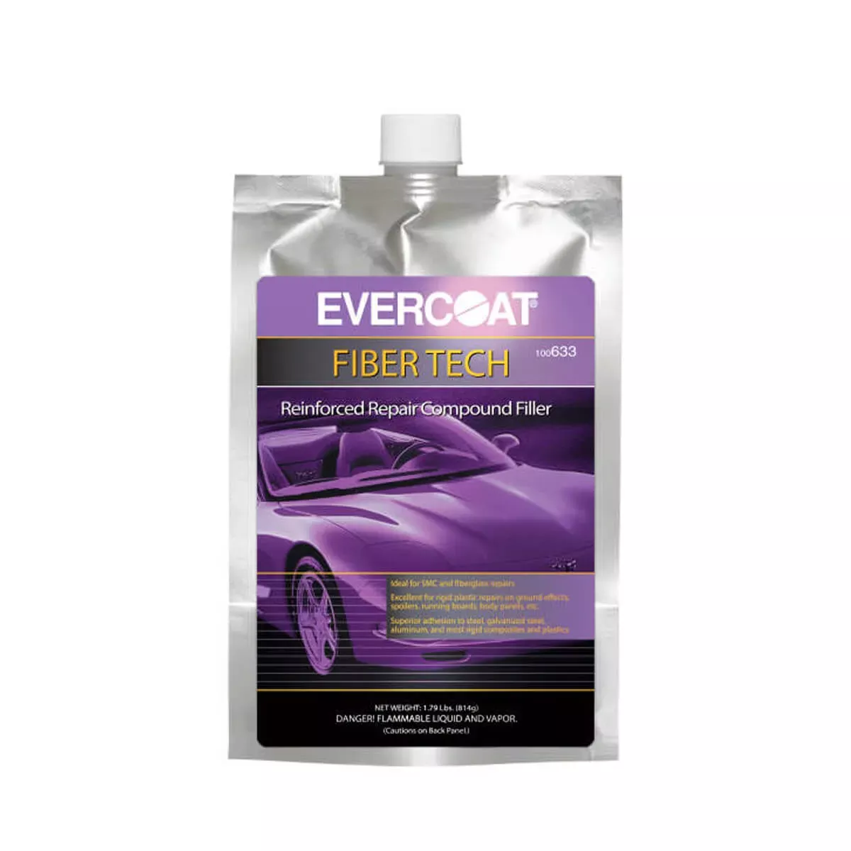 Evercoat Fiber Tech Reinforced Repair Compound – 24 OZ Pouch Case of 6