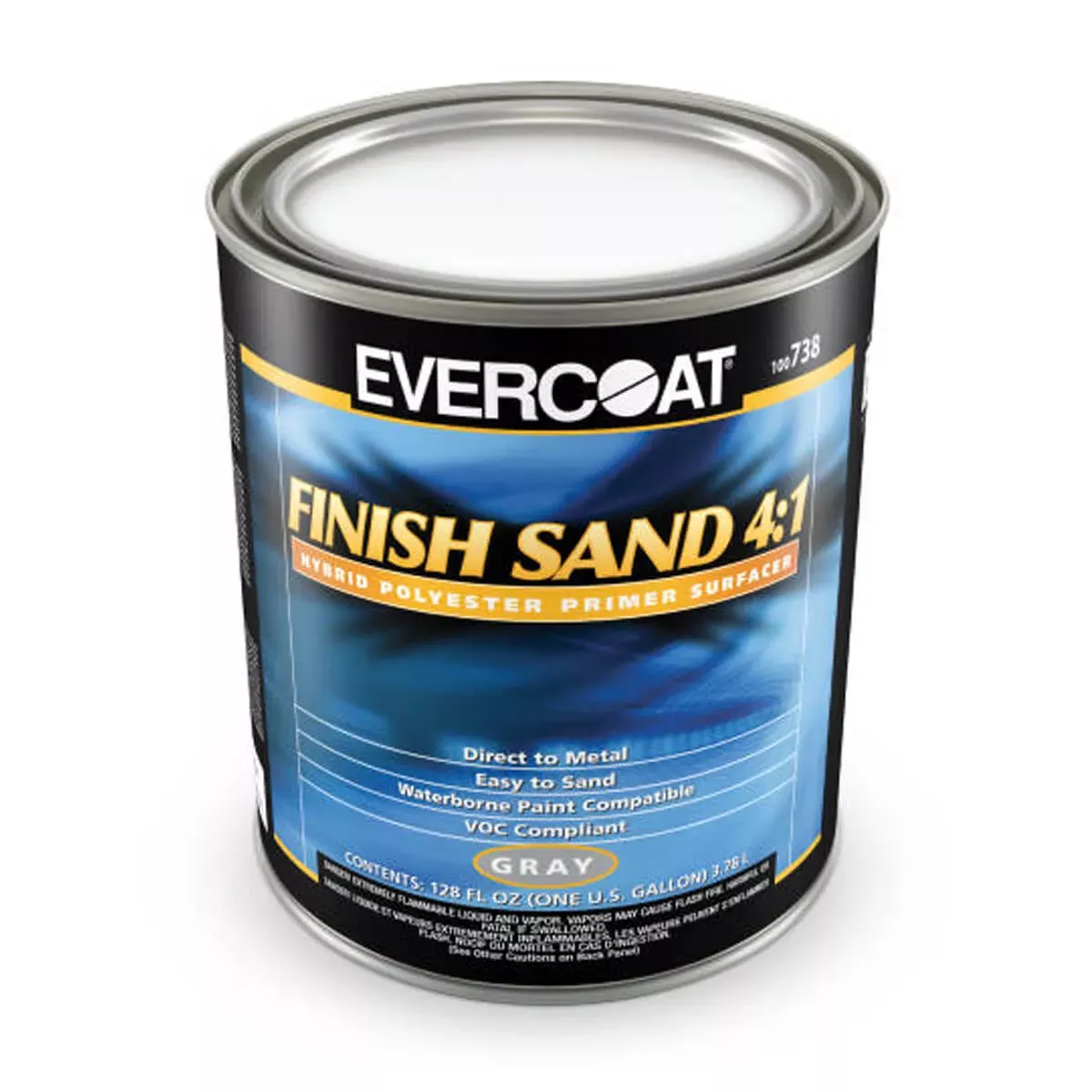 Evercoat Finish Sand 4:1 Hybrid Polyester Primer Surfacer – Gallon Case of 4