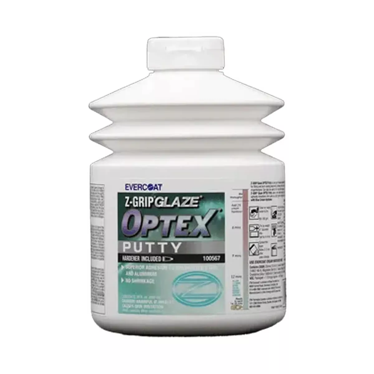 Evercoat Z-Grip Glaze Optex Polyester Finishing Putty – 30 FL OZ Case of 6