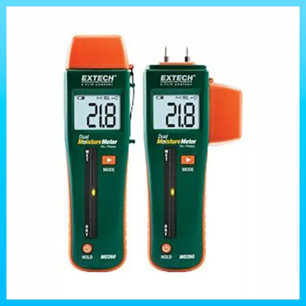 Extech MO260 Moisture Meter – Combo Pin/Pinless
