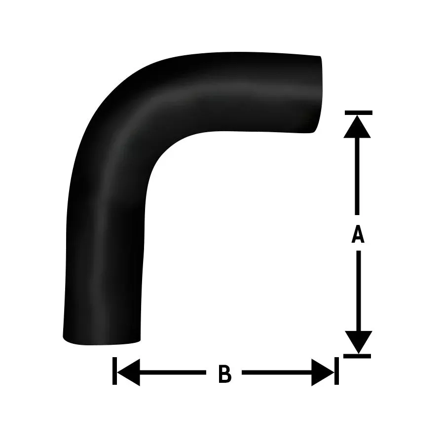 F010087 | HOSE (1-1/4in ID) (A 5in) (B 4in) | Replace 744GB236A | ECH8677 | ECH-8677