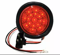 F235102 | SEALED LIGHTS | REPLACE | 4 ROUND 17 LED LIGHTS 12 VOLTS