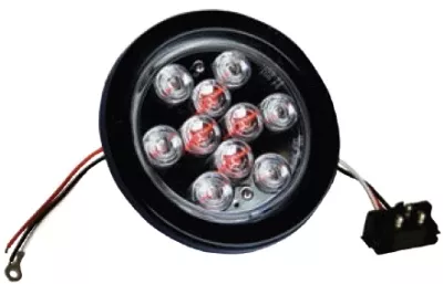 F235156-24 | RED Clear, 4in Dia. 10 LED Sealed Kit