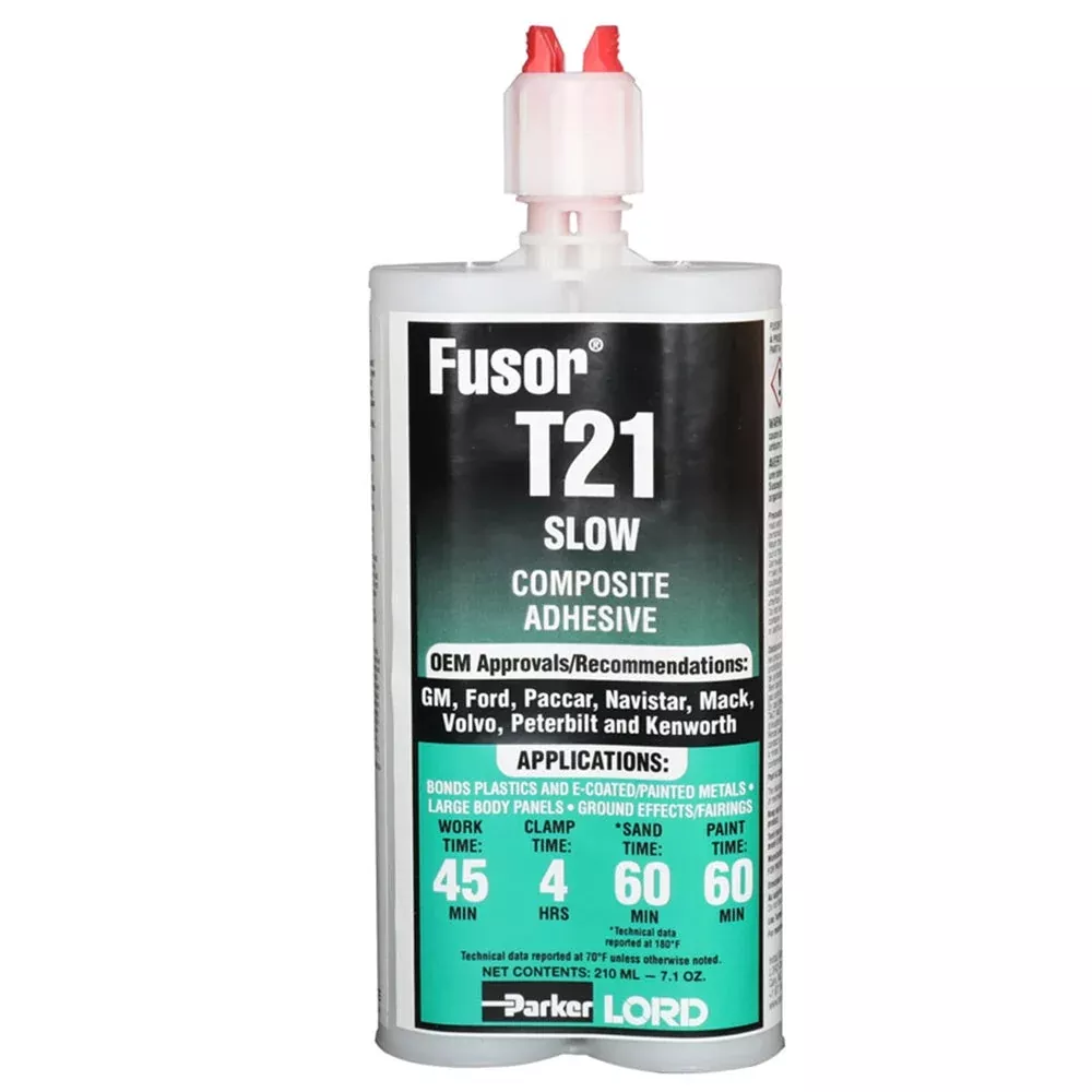 FusorFUS-T21 – Truck Plastic Structural/Cosmetic Adhesive (Slow-Set, 7.1 oz)