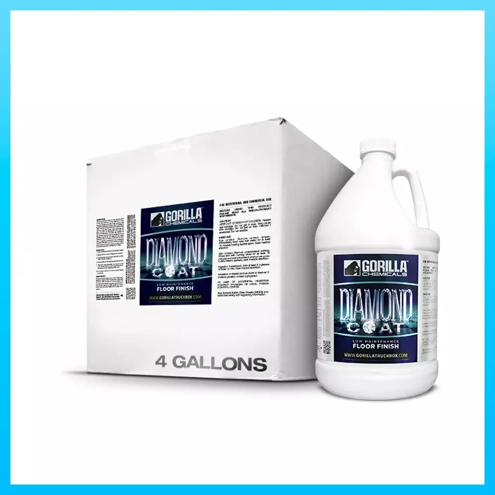 Gorilla Chemicals Diamond Coat Floor Finish – Case (4 Gallons)