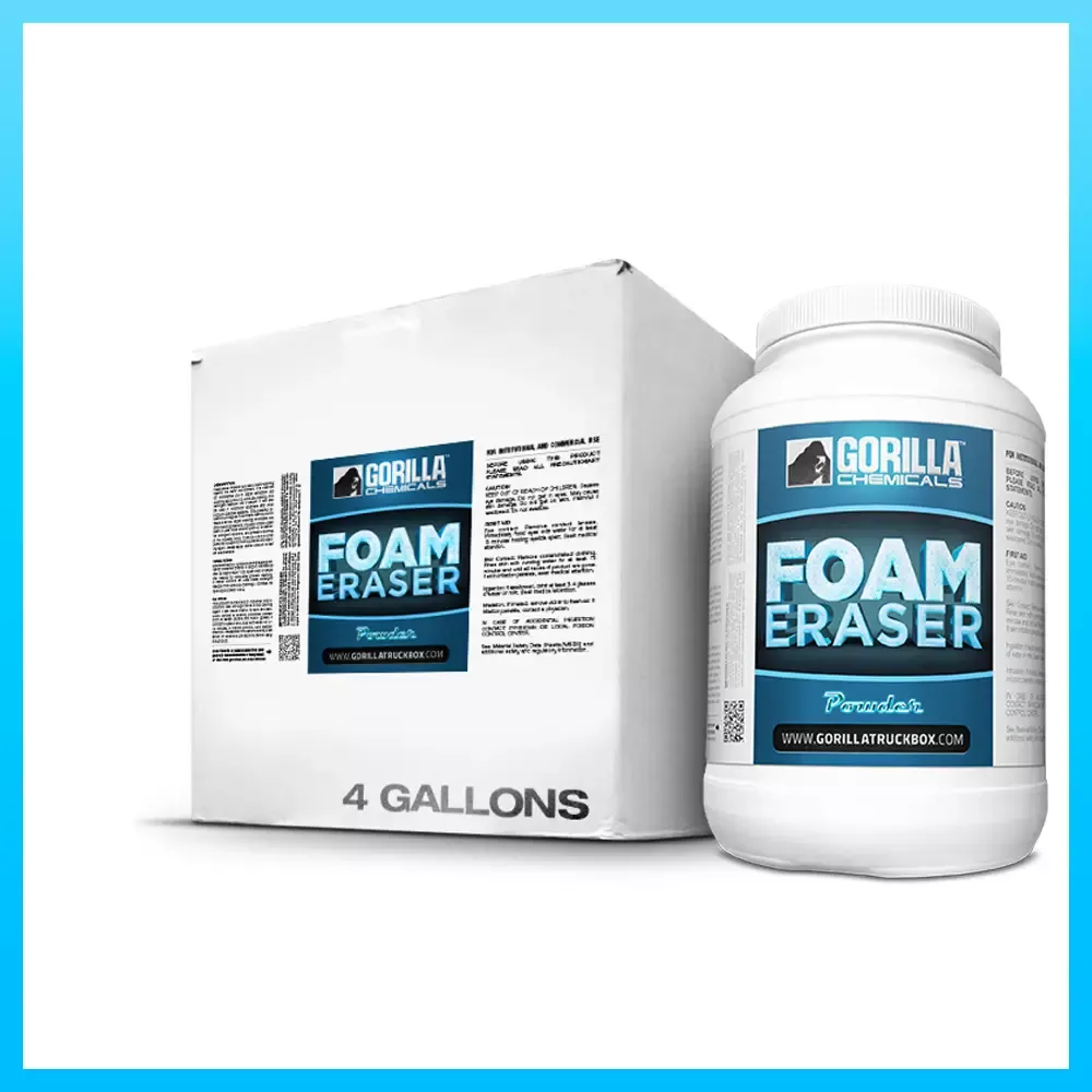 Gorilla Chemicals Foam Eraser Powder – Case (4 Each, 6.5lb Pails)
