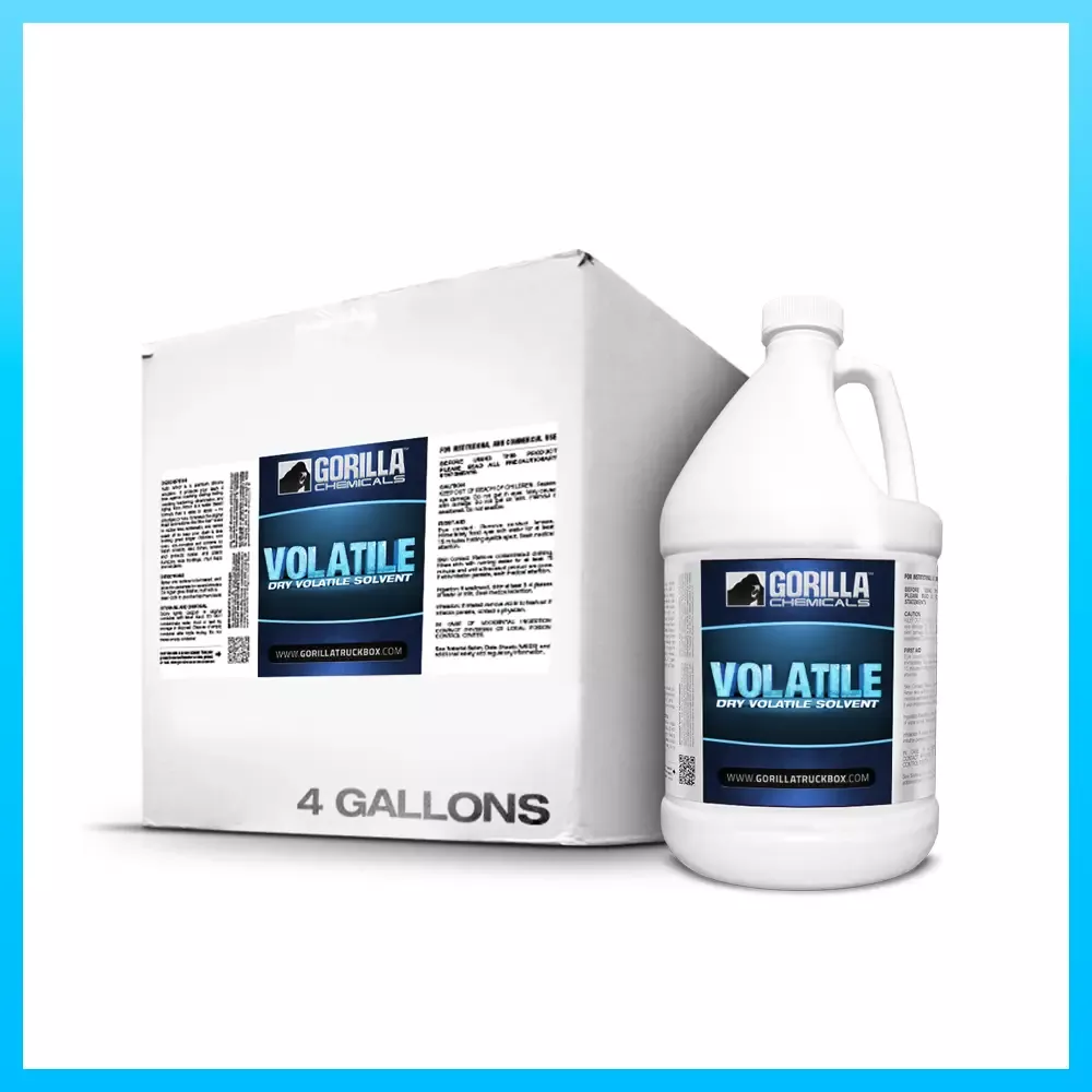 *Gorilla Truckbox – Gorilla Dry Volatile – Dry Cleaning Solvent Case (4 Gallons)