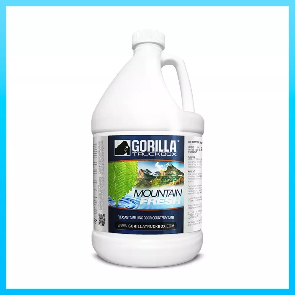 Gorilla Truckbox – Gorilla Mountain Fresh Odor Counteractant – Carpet Deodorizer, Gallon