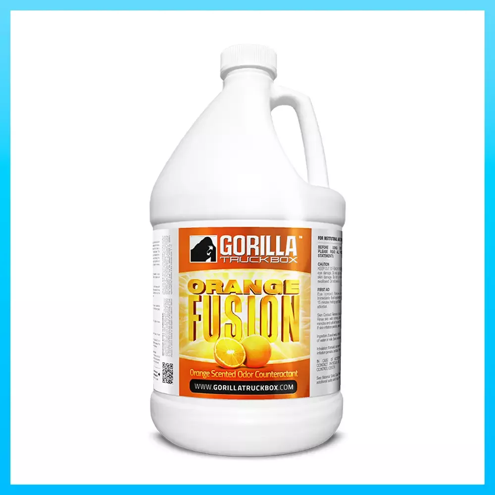 Gorilla Truckbox – Gorilla Orange Fusion, Odor Counteractant – Carpet Deodorizer, Gallon