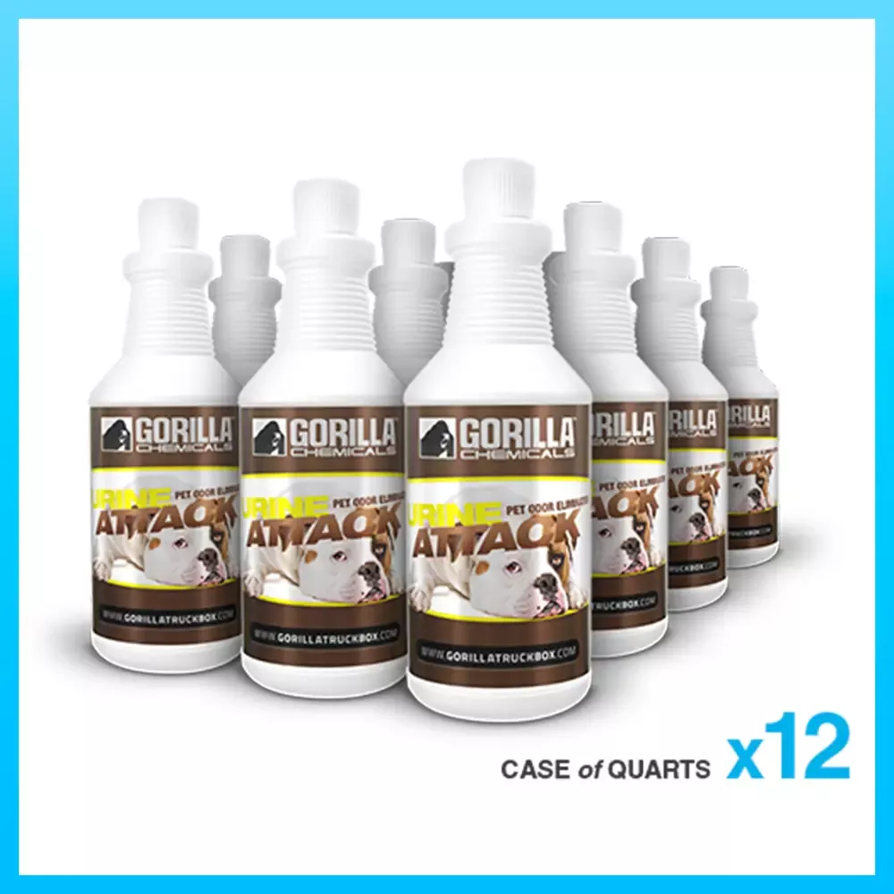 Gorilla Truckbox – Gorilla Urine Attack – Pet Spotter – Case (12 Quarts)