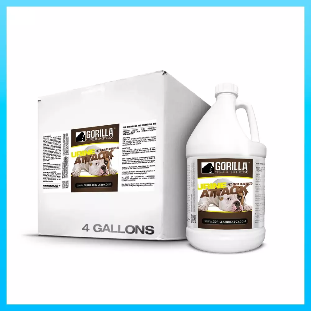 Gorilla Truckbox – Gorilla Urine Attack – Pet Spotter, Case (4 Gallons)