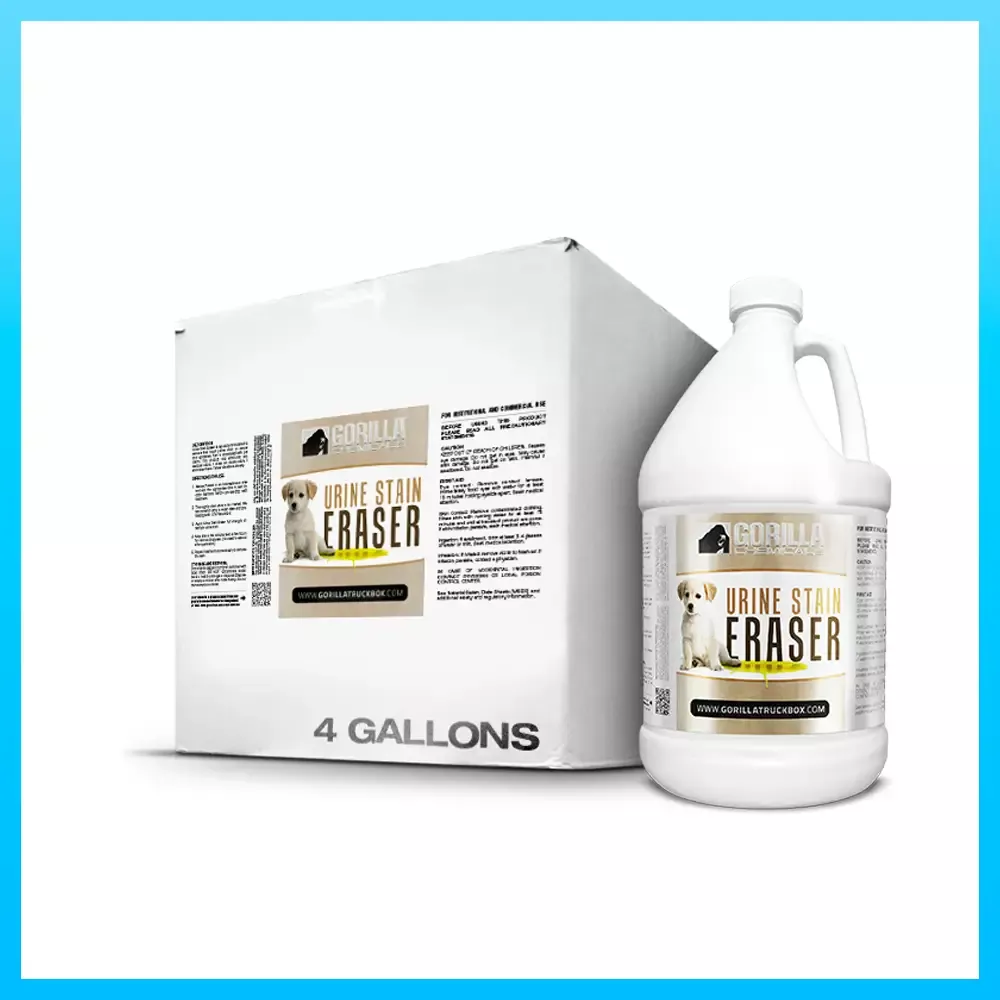 Gorilla Truckbox – Gorilla Urine Stain Eraser – Stain Eliminator – Case (4 Gallons)