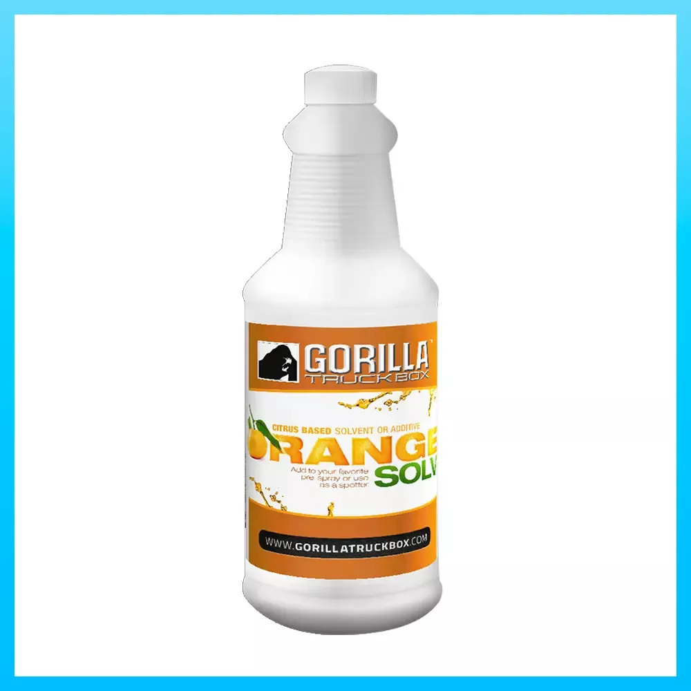 Gorilla Truckbox – Orange Solv – Carpet Spotter & Booster, Quart