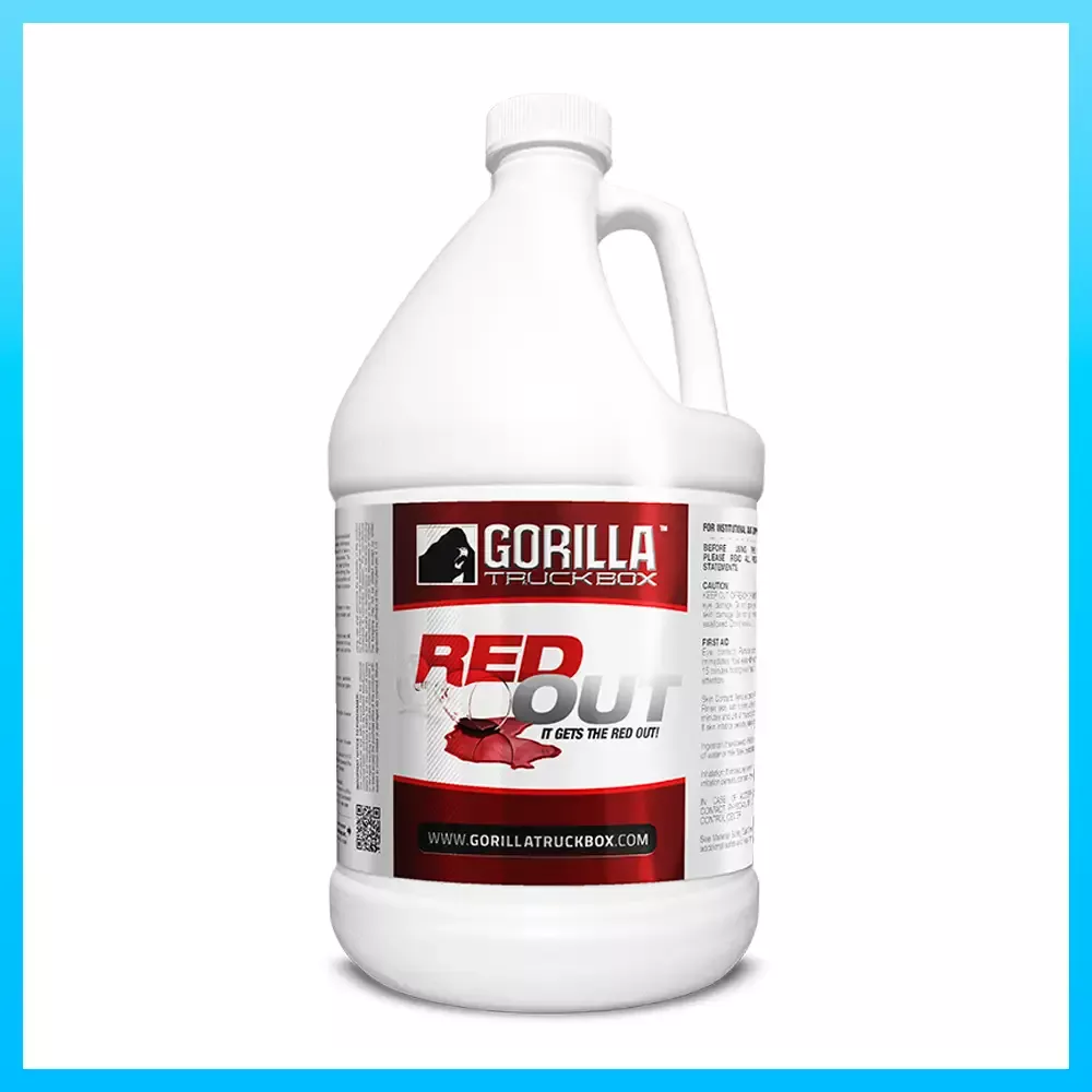 Gorilla Truckbox – Red Out – Dye Remover, Gallon