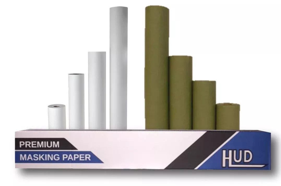 HUD Refinishing 400 Green Masking Paper 400' roll (6",12",18",36" widths)