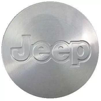 Jeep Cherokee 2 3/16" Machined Finish Button Center Cap 52059522AB