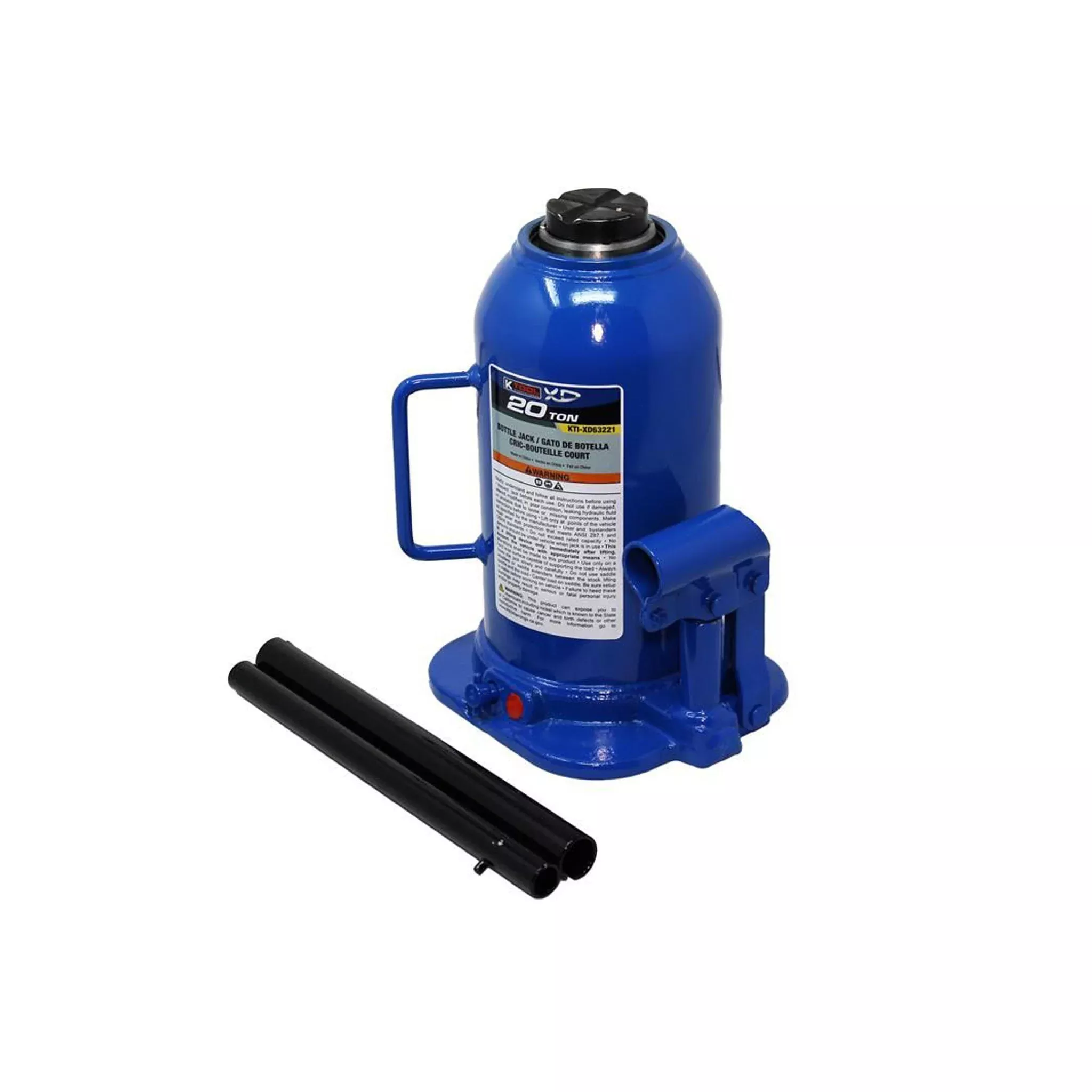 K-Tool 20-Ton Bottle Jack (Welded)