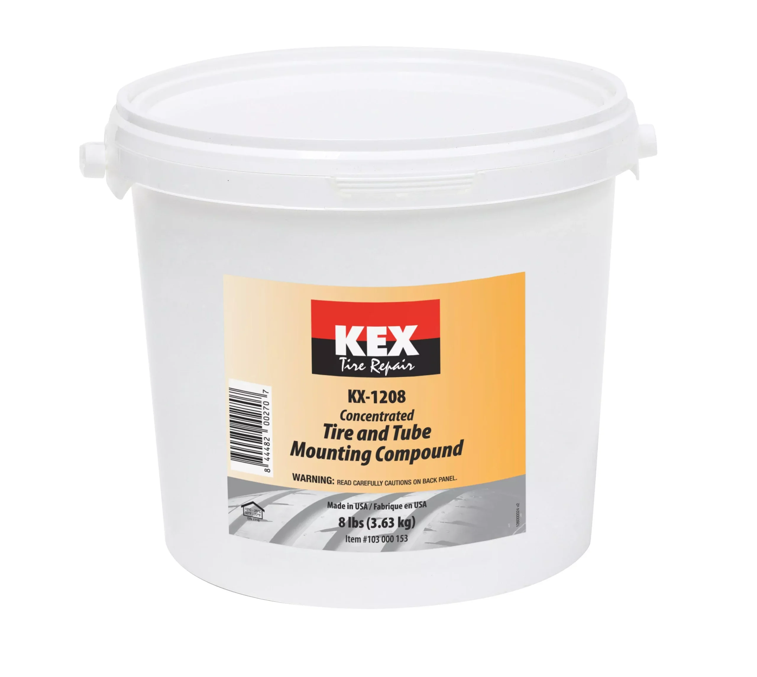 Kex 1208 Tire and Tube Mounting Compound - Brown - 8 lb