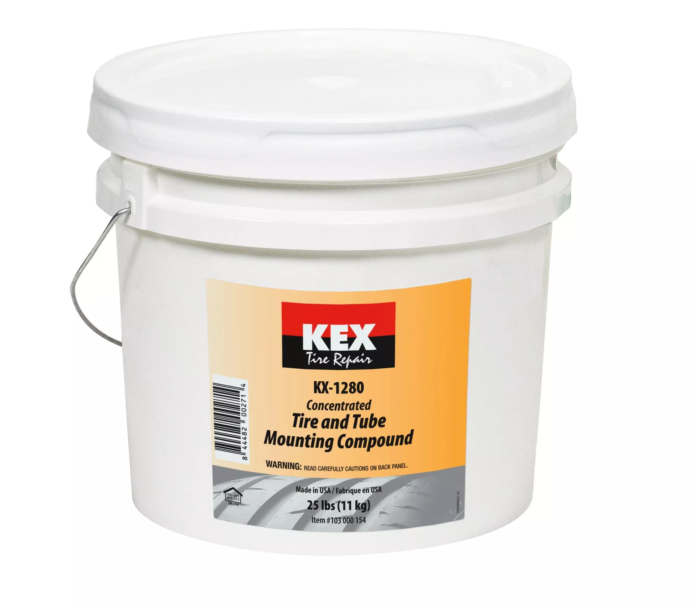 Kex 1280 Tire and Tube Mounting Compound - Brown - 25 lb