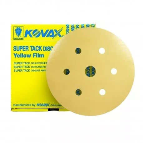 Kovax 1931535 – K-2000 Grit Super Buflex Dry Sanding Disc with Holes (6 in, 25 Pcs)