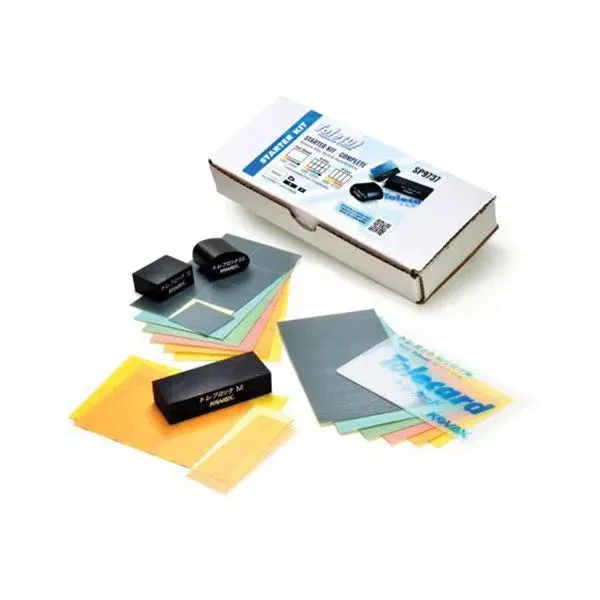 Kovax SP9737 – K-800 to K-3000 Grit Tolecut Complete Starter Kit (14 Sheets + Tolecard + 3 Toleblocks)