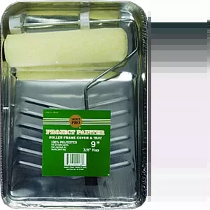 Merit Pro 186 9 Inch Promo Roller & Tray Set With Wing Nut Frame