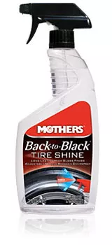 Mothers 06924 Back-to-Black Tire Shine, 24 oz.