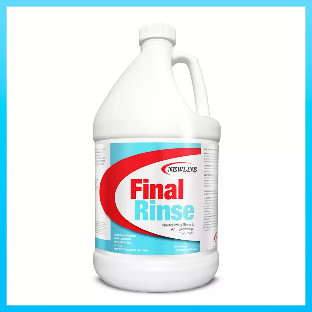 Newline Final Rinse (GL) | Carpet Neutralizing Rinse & Anti-Browning Treatment