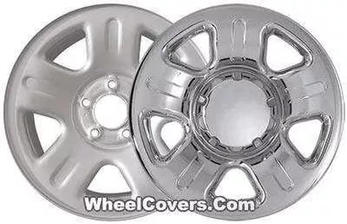 *** NO LONGER AVAILABLE ***Ford Explorer Chrome Wheel Skins / Hubcaps / Wheel Covers 16" 3452 2002 2003 2004 2005 2006 SET OF 4