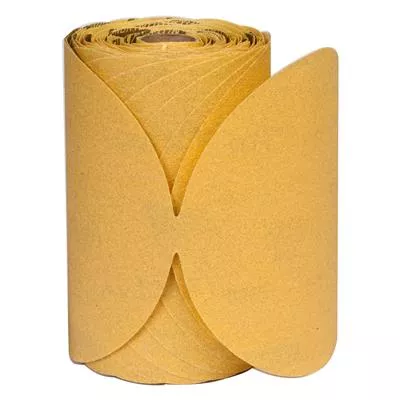 Norton 83819 – 180 Grit Gold DA PSA Sanding Roll (6", 100 Pack)