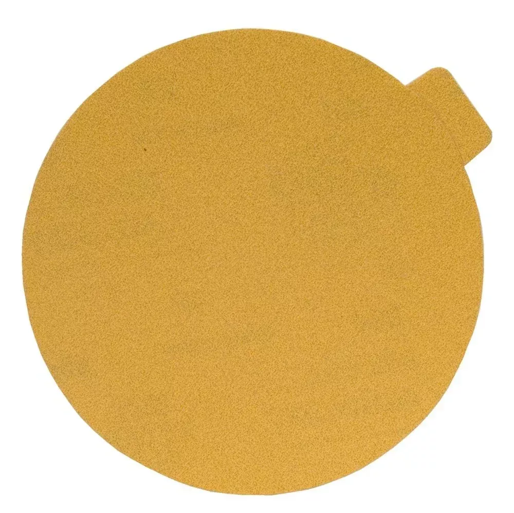 Norton 83824 – 220 Grit Gold DA NorGrip Sanding Disc (6", 100 Pack)