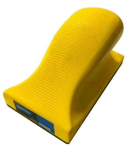 Norton Sanding Block - Stick-On Soft PSA, 2-3/4" x 5", 42090