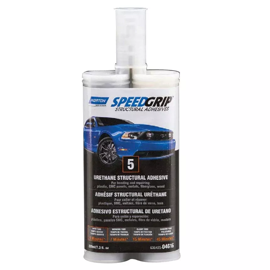 NortonNORTON 04616 – Speedgrip™ Structural Adhesive (220 mL, Black)