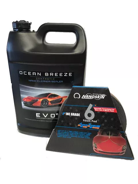 Ocean Breeze Synthetic Nano Cleaner with 6" AUTOSCRUB Pad