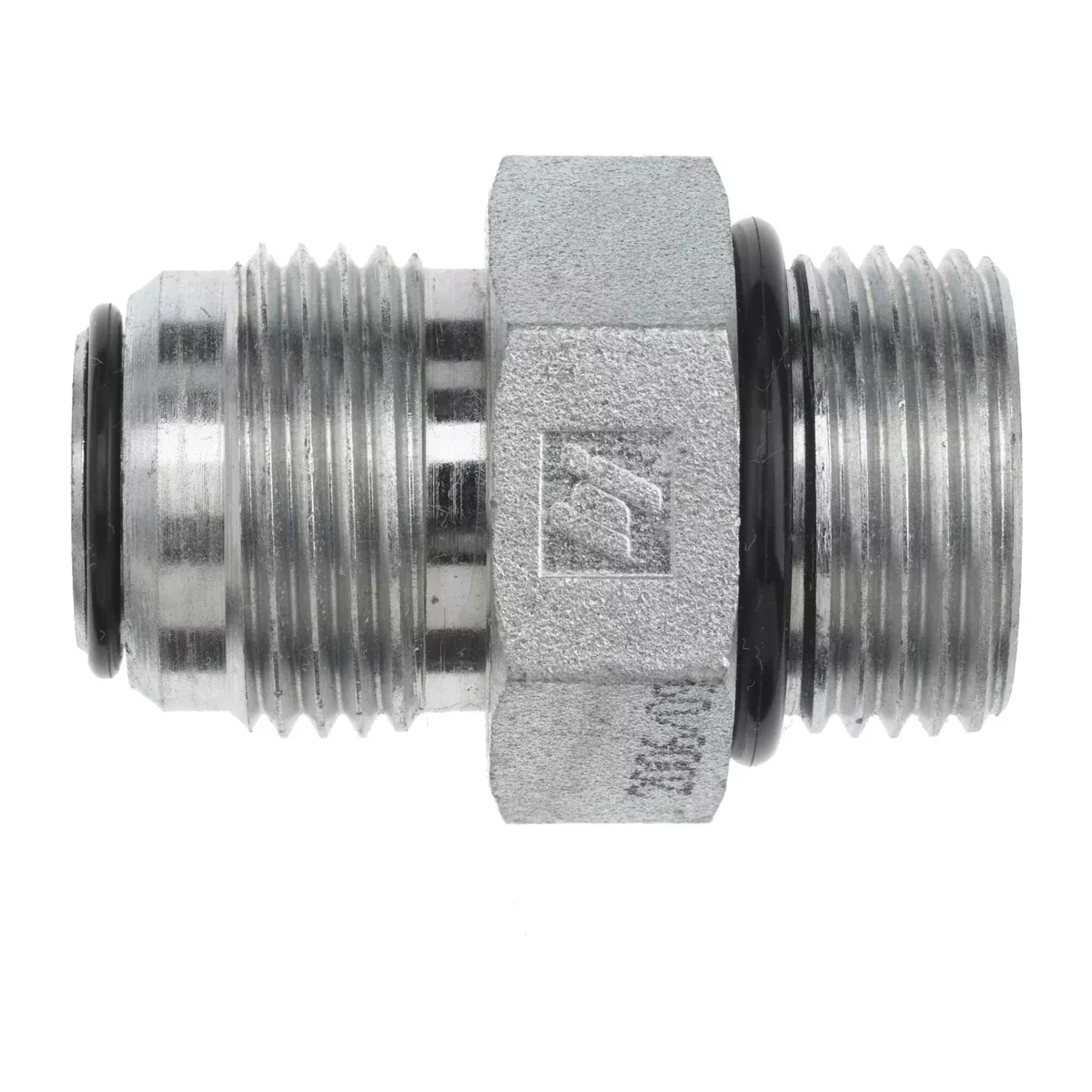 ORB (O-Ring Boss) to Flare-O AN (JIC) Straight Adapter Fitting, Steel