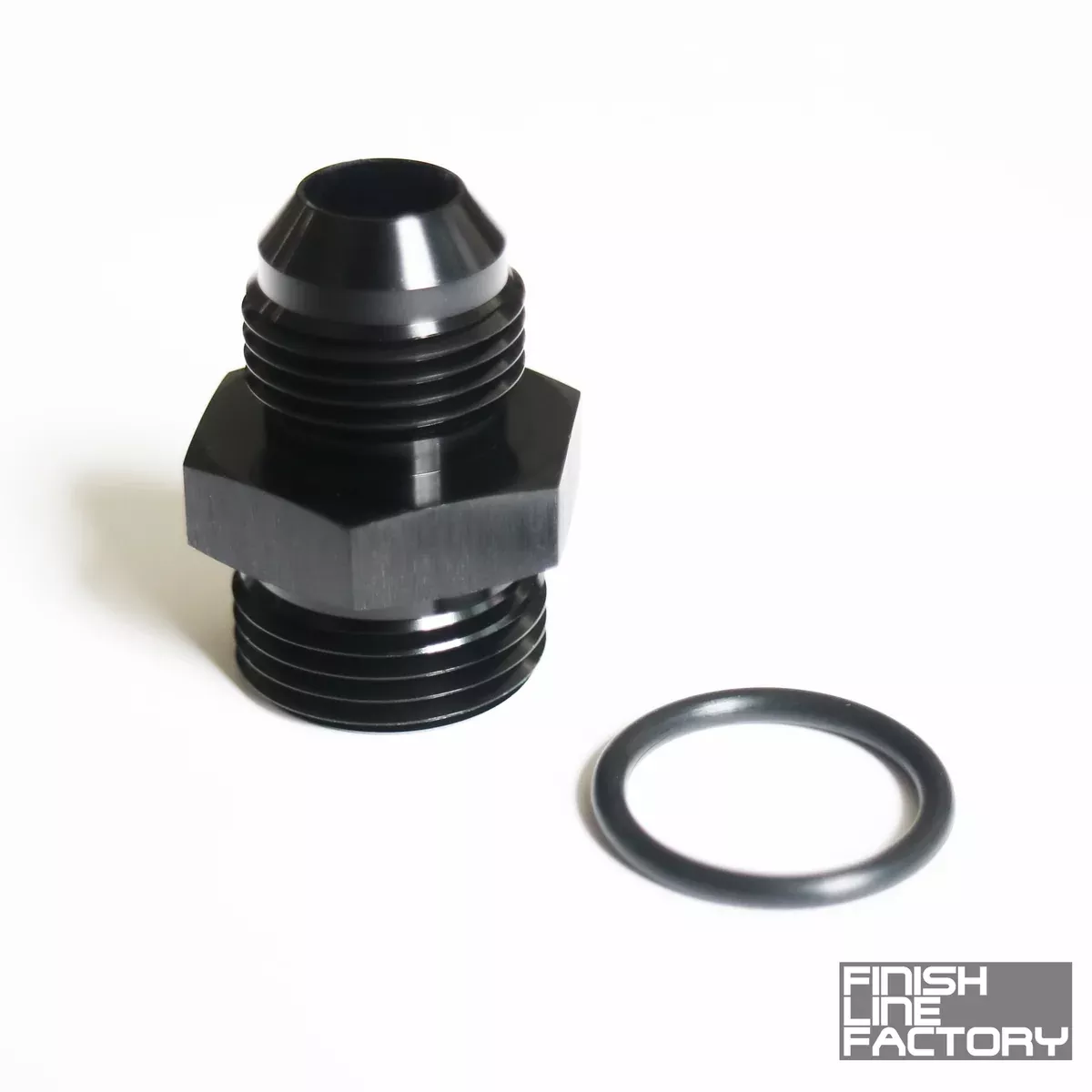 ORB (o-ring boss) to AN Straight Adapter Fitting, Aluminum