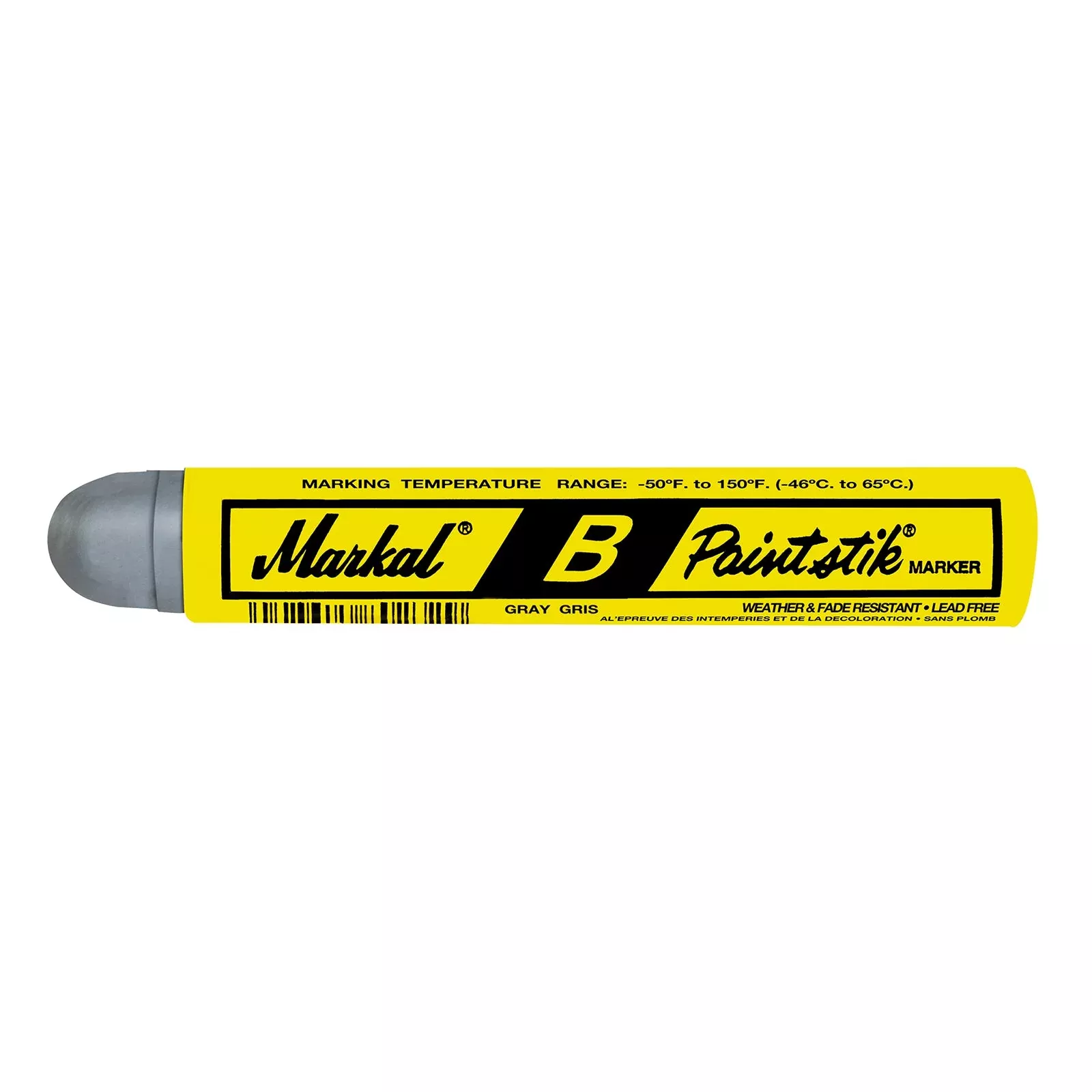 Paint Stick, MARKAL, Grey, 3/4" Round (1 bx/12 Sticks)