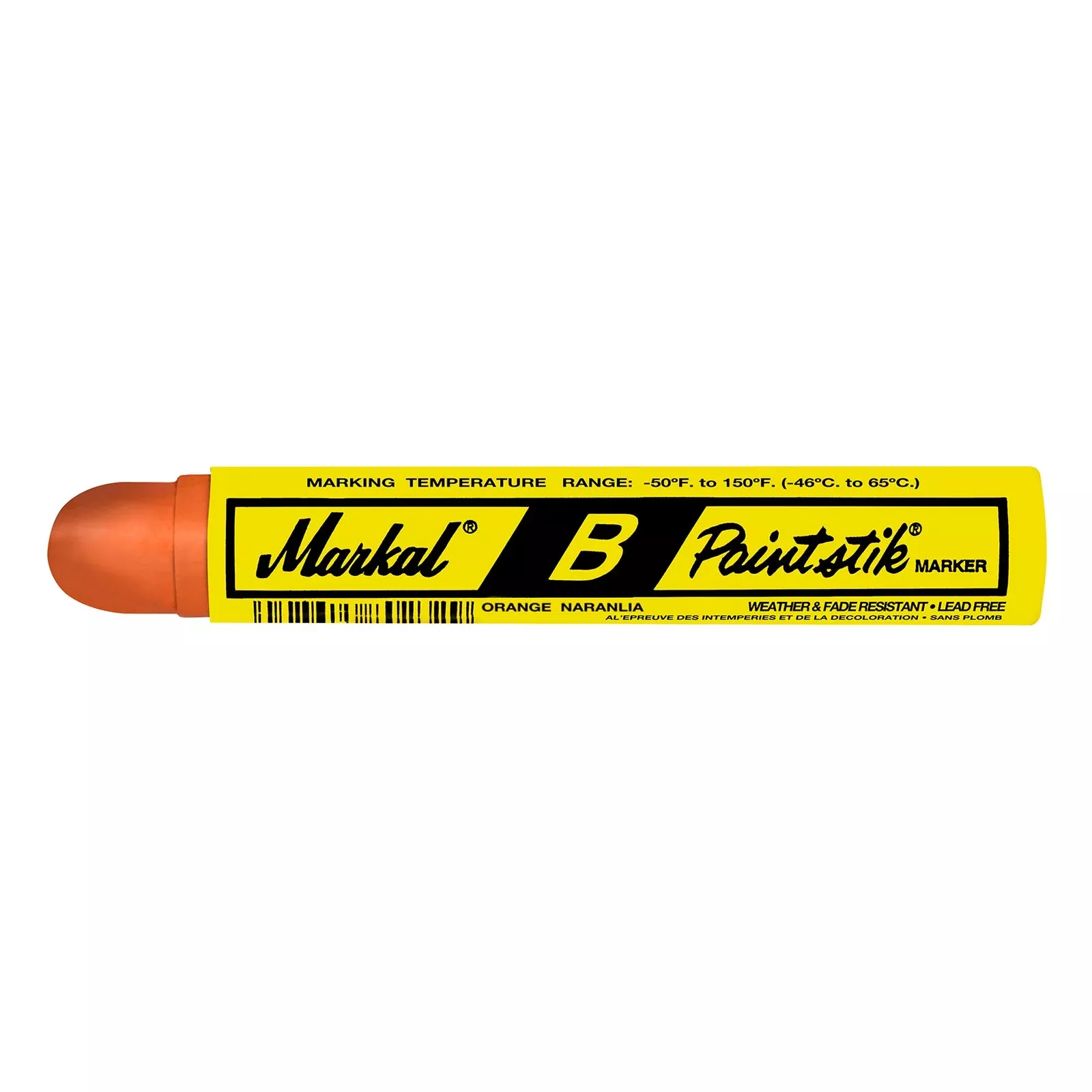 Paint Stick, MARKAL, Orange, 3/4" Round (1 bx/12 Sticks)