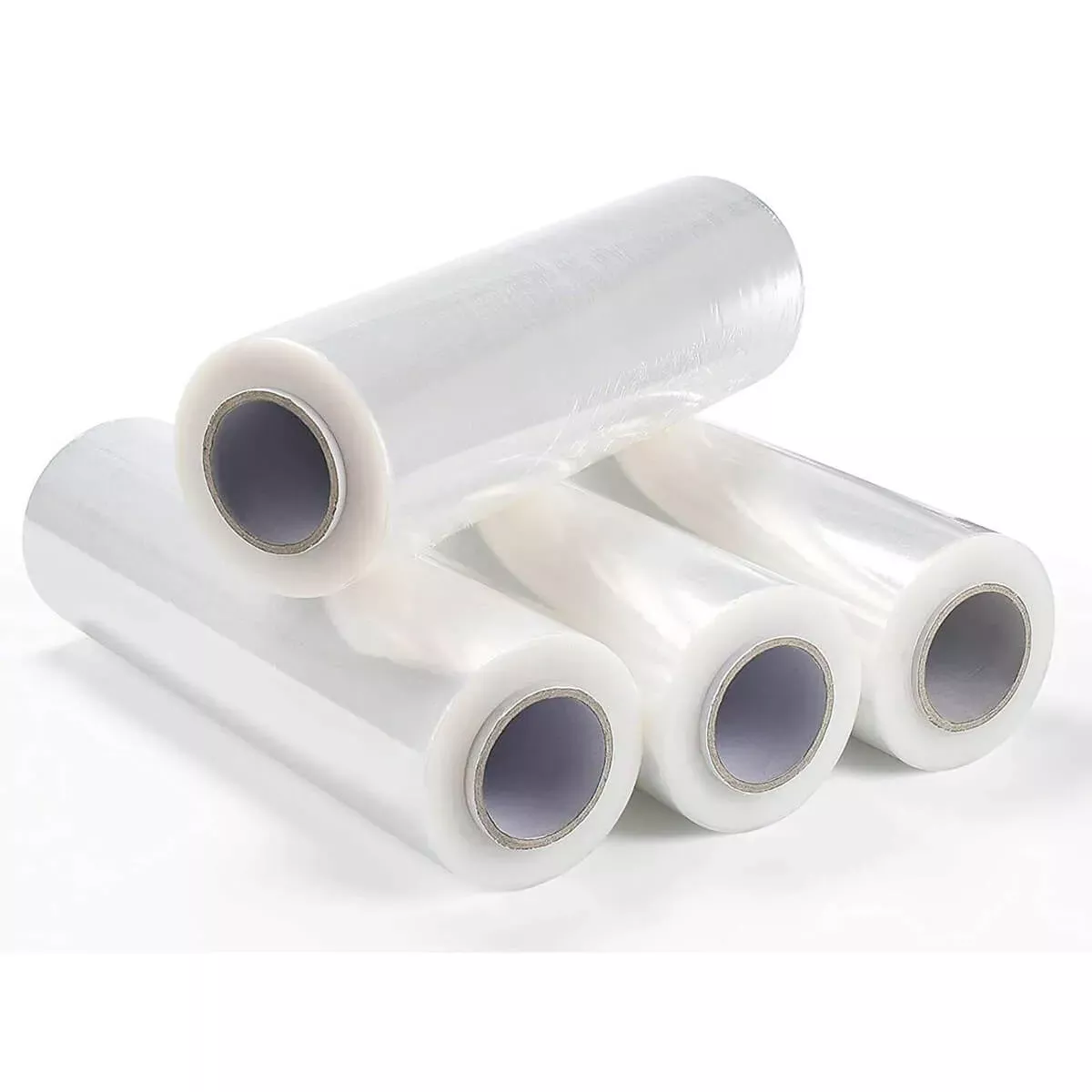Plastic Hand Wrap, 18″ x 1500′ 80 Gauge, Heavy Duty Case of 4 Rolls