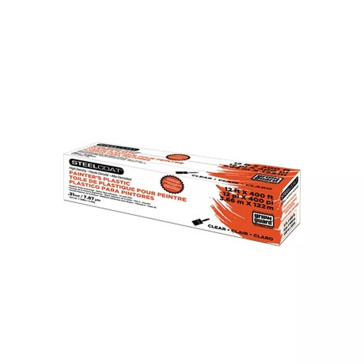 Plastic Sheeting Roll 12×400, .31 Mil