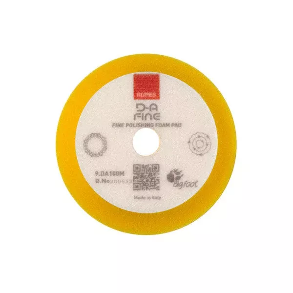 RUPES 9.DA100M – DA High Performance Fine Polishing Foam Pad (3")