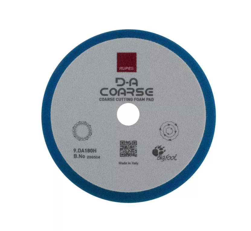 RUPES 9.DA180H – DA Coarse High-Performance Coarse Cutting Foam Pad (6")