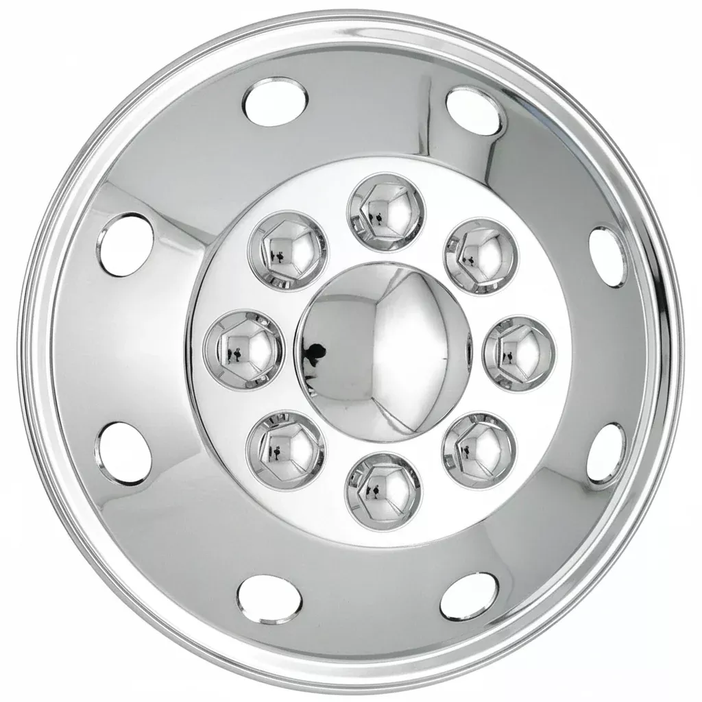 RV / Motorhome 16" Chrome Plastic Hubcaps AL160P