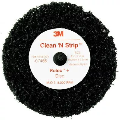 Scotch-Brite Roloc Clean 'N Strip Disc - 4" x 1/2" (Each)