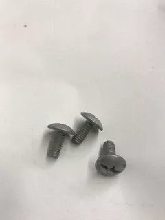 SCREW LICENSE PLATE M6-1.0 X 1.2MM, FINISH SILVER DACROMET (50 PCS)