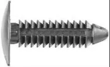 SCREW-PHILLIPS ROUND WASHER HD LICENSE PLATE NUT - 6.3 PUSH CLIP (50)