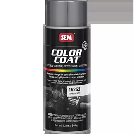 SEM 15253 – Color Coat™ Flexible Coating, Titanium Metallic (16 oz Aerosol)